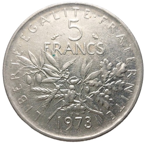 Moneta francia franchi - moneta, 5