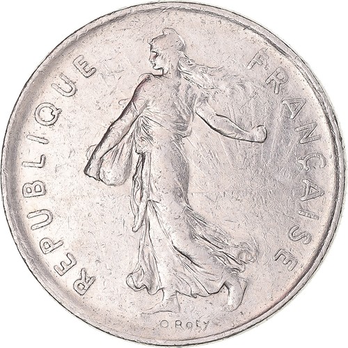 Monnaie francia semeuse 5 - monnaie,, semeuse,