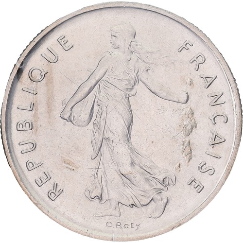 Monnaie francia semeuse 5 - monnaie,, semeuse,